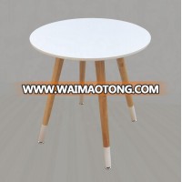 KD new design Scandinavian side table with wood legs