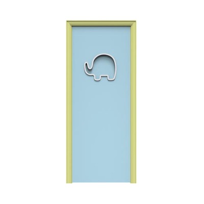 Cartoon Door to Kids Bedroom Wooden Furniture