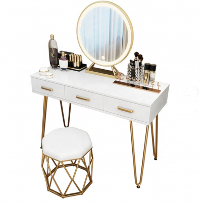 Nordic Dressing Table Small Apartment Simple Modern Storage Makeup Table