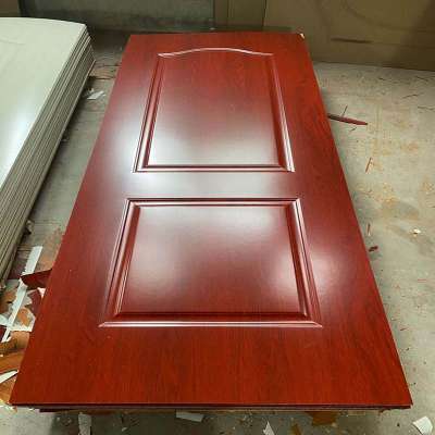 hot sale melamine /natural veneer/pvc faced HDF  door skin