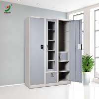 Indian Metal Wardrobe Design Bedroom Deluxe Steel Almirah Price