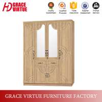 High density fiberboard home furniture wardrobe bedroom wardrobe- 4114