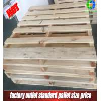 factory outlet standard pallet size price