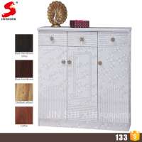 2017 hot selling modern design shoe storage cabinet solid wood shoe cabinet with drawer