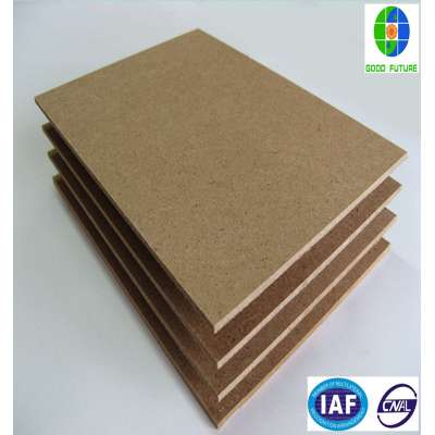 Cheap dark brown hardboard plain embossed hardboard fiberboard for cabinet back