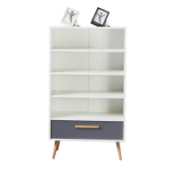 Space saving furniture designer wooden book shelf modern