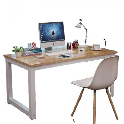 Hot sale good quality school/office wooden computer desk with iron legs