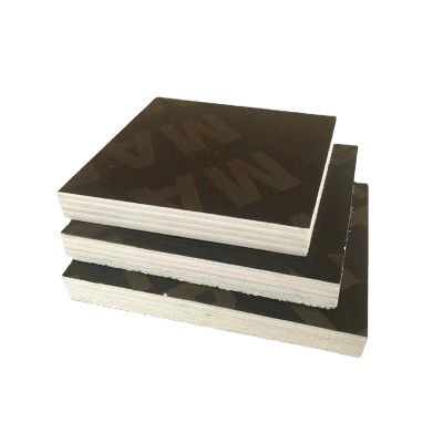 12mm 18mm black brown red film faced plywood with poplar finger joint core melamine glue for construction concrete formwork